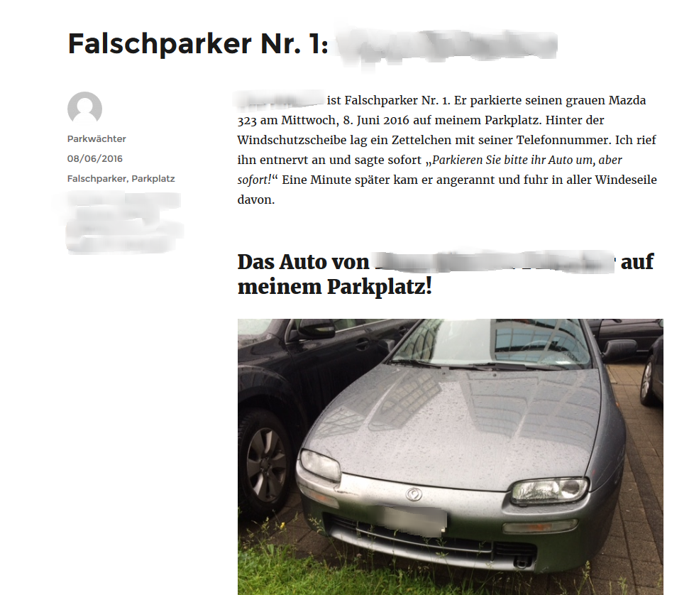 Falschparker Nr. 1- deleted